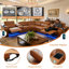 Canapé modulaire inclinable électrique avec haut-parleurs Bluetooth-132819585-132819587