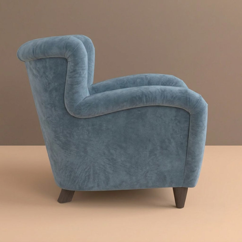 Stout Chair by River and Bord, Avon Harbor Velvet
