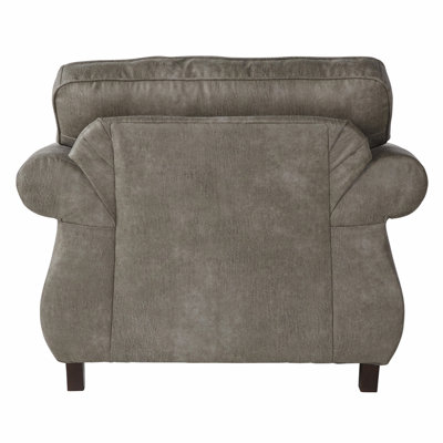 Faux Leather Upholstered Nailhead Chair