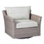 Outdoor Club Glider Wicker Chair with Cushions-38590506-63361262-70150062