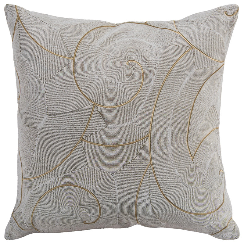 Coussin décoratif en duvet et bourre glamour