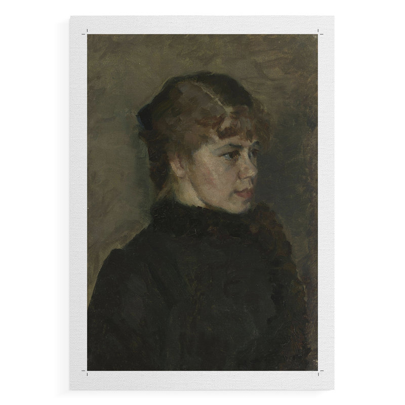 Impression de portrait rétro CXLVII - reproduction de toile seulement - NON-CADRE, H 18 po x l 12 po