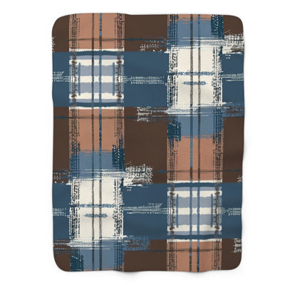 Vintage Check - 1 Piece Premium Blanket