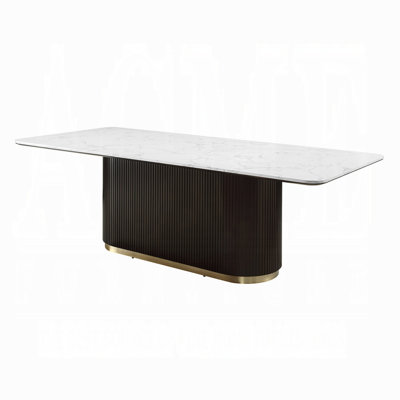 Clayten Dining Table W/marble Top