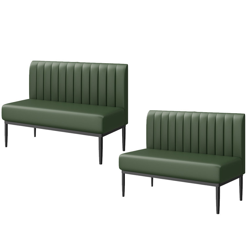 Meegan Faux Leather Upholstered Bench