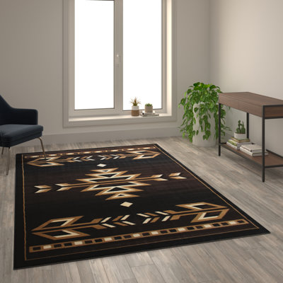 Byong Southwestern Style Area Rug