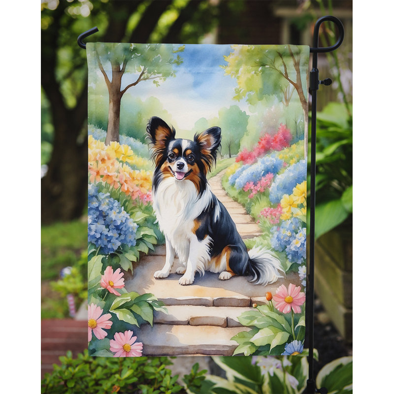 Drapeau de jardin en polyester à double face H 15,5 po x l 11,25 po Taihlor