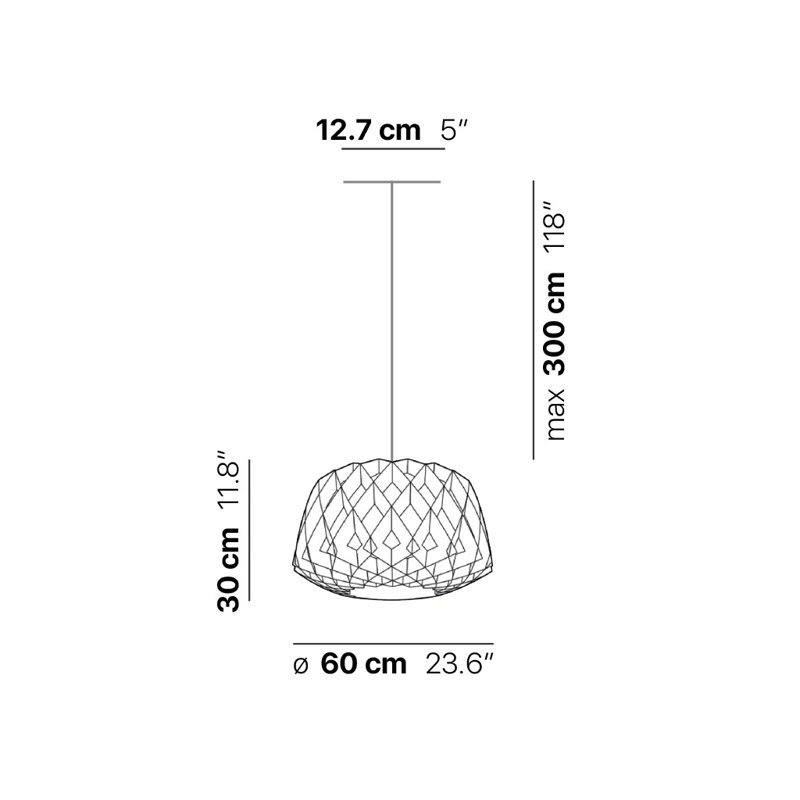 Pilke 1 - Light Pendant, Black 