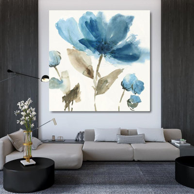 Lark Manor™ Jensen, Asia Gallery Wrapped Canvas Art Titled: Blue Morning II