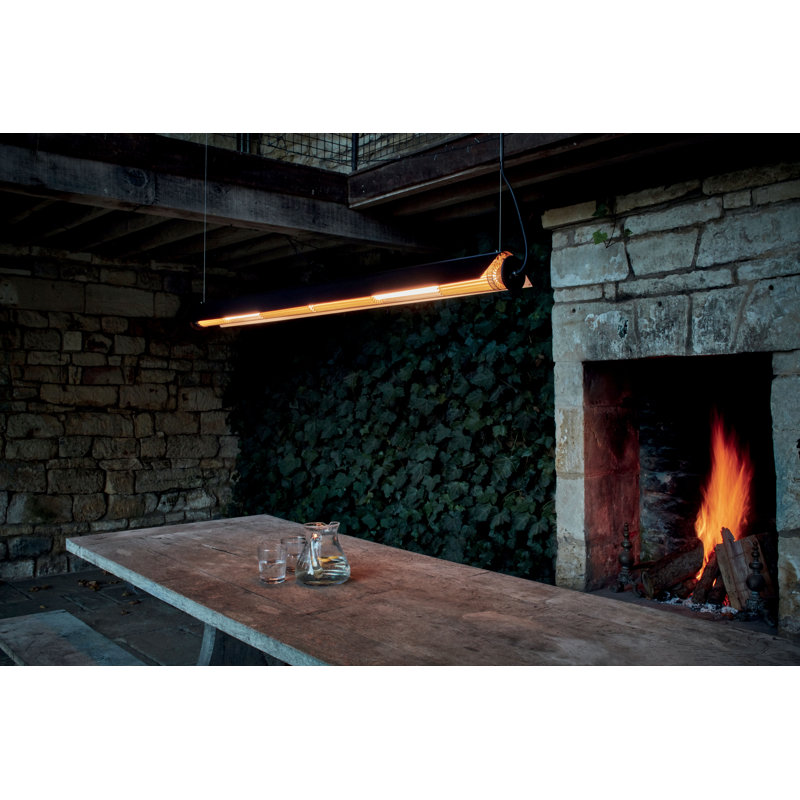 1 - Light LED Pendant, 2.7559" H x 16.5354" W x 2.7559" D