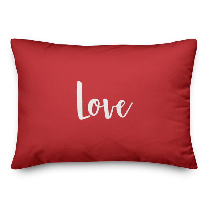  Coussin Love, Rouge