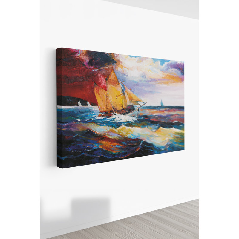 Superbe peinture sur toile décorative, 16 po x 24 po | 100% toile avec une épaisseur de 1,2 pouce | Parfait pour la décoration intérieure, le salon et le bureau | Couleurs éclatantes et conception unique pour rehausser tout espace