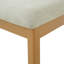 Ensemble de table de salle à manger 3 pièces pour 2 personnes, 1 table de salle à manger pliante en bois + 2 chaises rembourrées, conception compacte pour les petits appartements et les salles à manger - BRUN CLAIR-2021605366