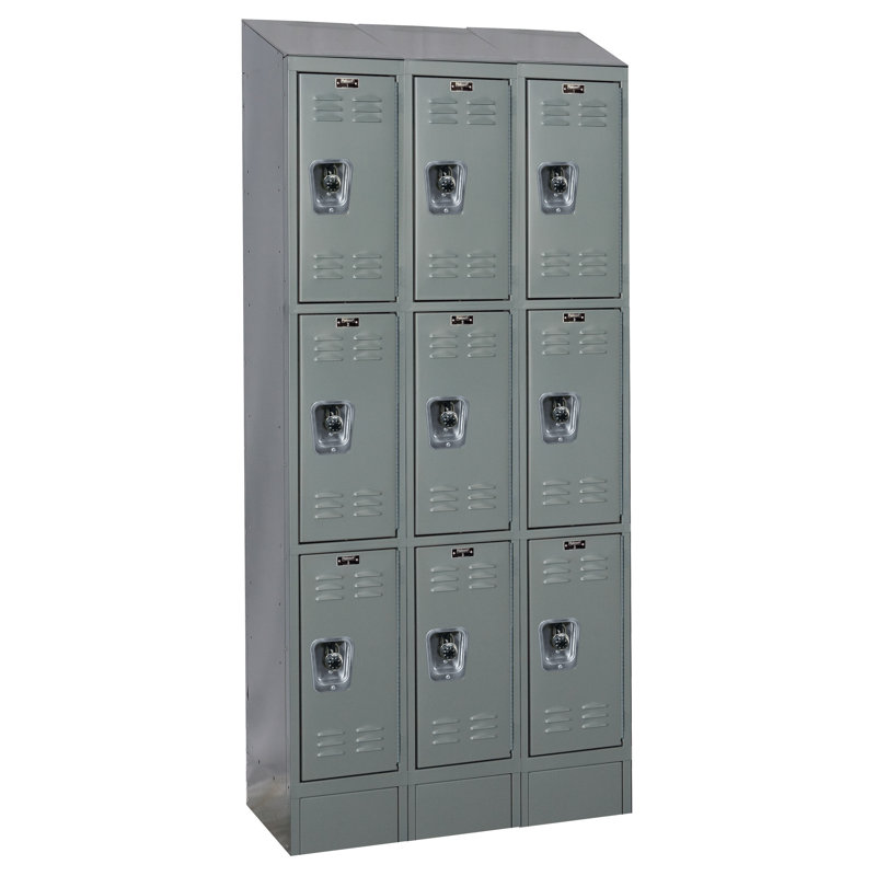 Casier 3 niveaux ReadyBuilt II, Gris foncé, L 36 po x P 15 po x H 83 po