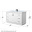 Ensemble de meuble-lavabo simple 60 po Icon-73102641-73102643