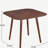 SQUARE DINNING TABLE 60528.00WEG (Dark Walnut)
