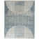 George Oliver Jeffs Machine Washable Blue Mid-Century Modern Indoor Rug