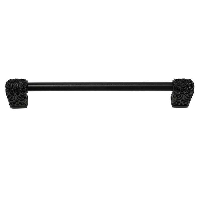 Via Veneto 6" c.c. pull; Soft, 6", Matte Black