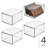 Stackable Kitchen Storage Drawer - Pull-Out Sliding Bin for Fridge, Pantry, Under-Sink, or Cabinet