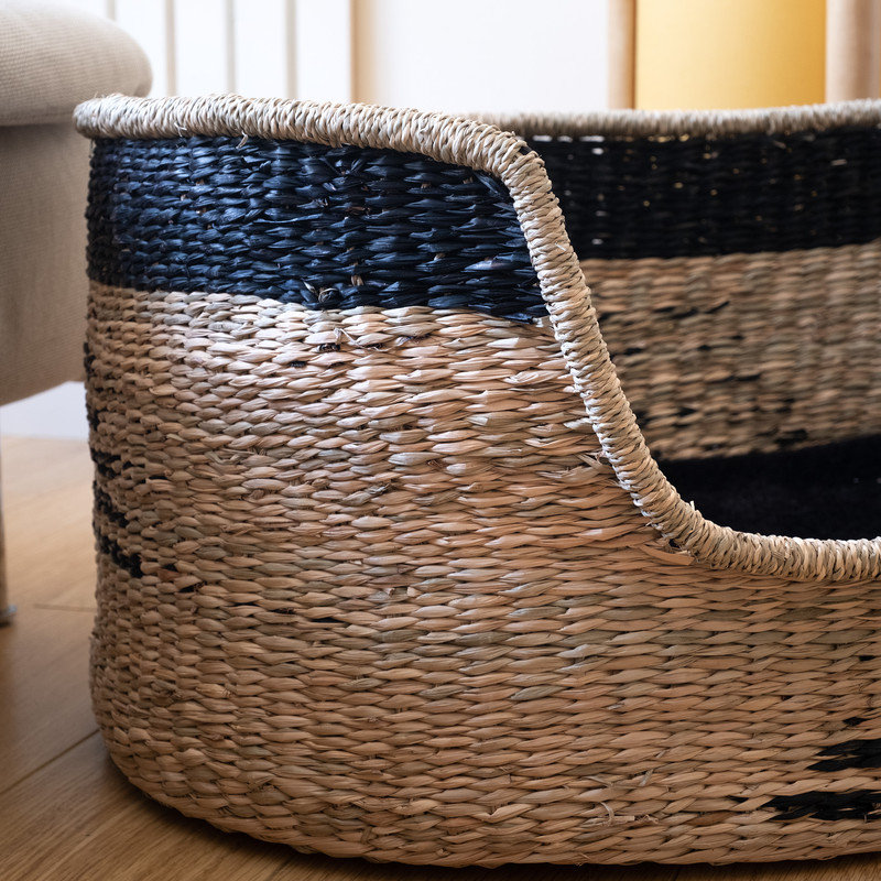 Polyester Pet Bed, 22cm H x 60cm W x 38cm D