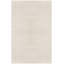 Tapis géométrique en polyester / ivoire tissé à la machine Avishek-1218939644