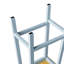 Grey Blue Solid Wood Stools, 25.6" Tall, Of 2 For Kitchen And Dining Area Bar Stools 2, Counter, With Footrests Stable Structure