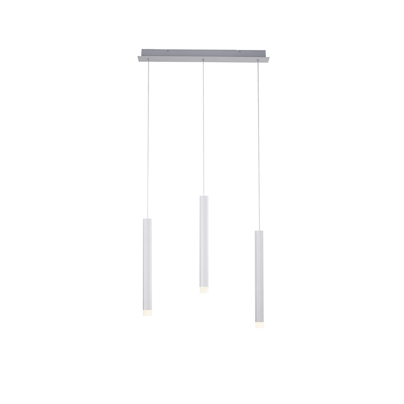 Cardia 3 - Light LED Kitchen Island Pendant, Aluminium
