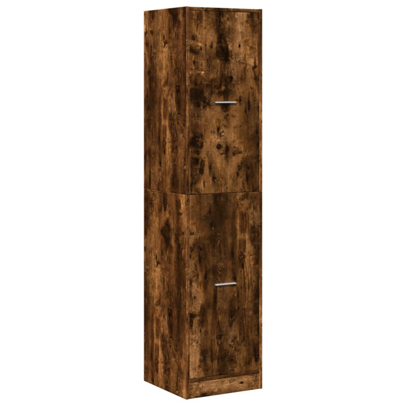 Roswita Bathroom Storage, Smoked oak