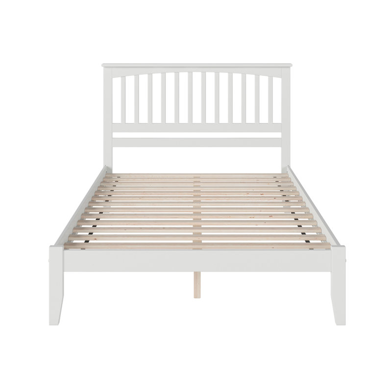 Huntsville Solid Wood Platform Bed, King, White