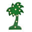 Enseigne murale verte 10 po DEL Palmier