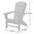 POLYWOOD Nautical Curveback Adirondack Chair-1918481929