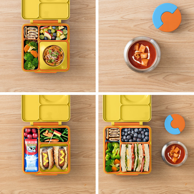 Sunshine Yellow Stainless Steel Insulated Bento Box