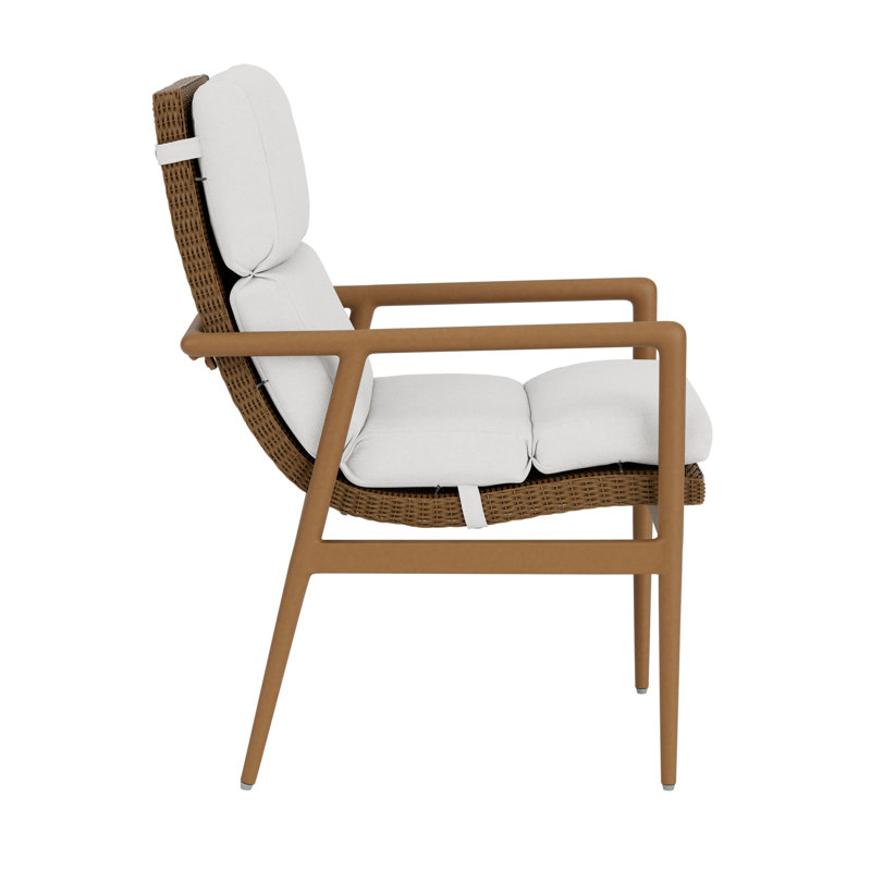 Outdoor Dining Armchair, White