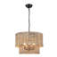 Lustre cylindrique bohémien à 5 lumières avec hauteur réglable et intensité variable-1002546169-978498487