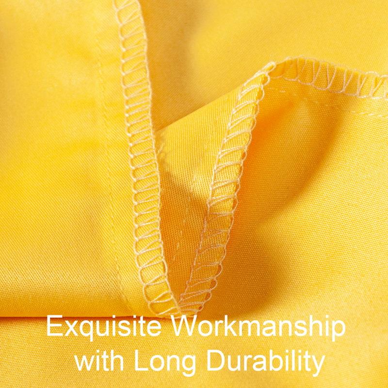 3 Pieces Duvet Cover Set, 100% Brushed Microfiber Comforter Cover Set with Ties - NTBAY, King Duvet Cover + 2 Shams, Yellow