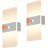 2 Pack Motion Sensor Wall Lights, Rechargeable LED Night Light With Warm 3000K Glow, Easy Installation For Indoor Spaces