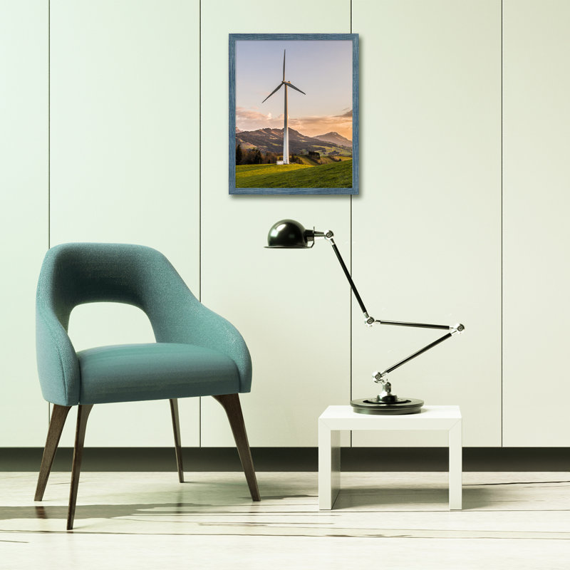 Cadre photo Dreketi, Bleu, 16 po x 20 po emmêlé à 11 po x 14 po