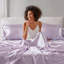 Ensemble de draps 6 pièces grand luxe lilas