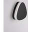 Black Integrated LED Outdoor Armed Sconce