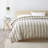 Venida Traditional Linen Striped Duvet Cover-20451217