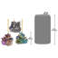 5.08cm Handmade Resin Animals Hanging Figurine Ornament