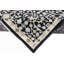 Tapis oriental crème et bleu en laine noué à la main 9 pi x 12 pi 1 po Oriental