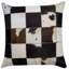 Coussins décoratifs en cuir de vache Canvello