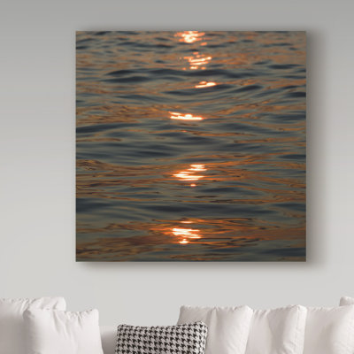 Cattima 'Sunset Zen Reflections' Photographic Print on Wrapped Canvas