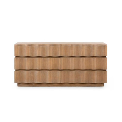 Vanessa 6 - Drawer Solid Wood Dresser