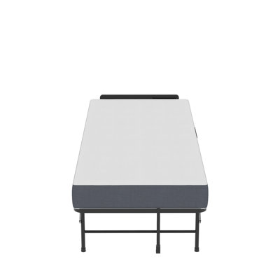 75" Folding Bed With Adjustable Headboard & 5" Memory Foam