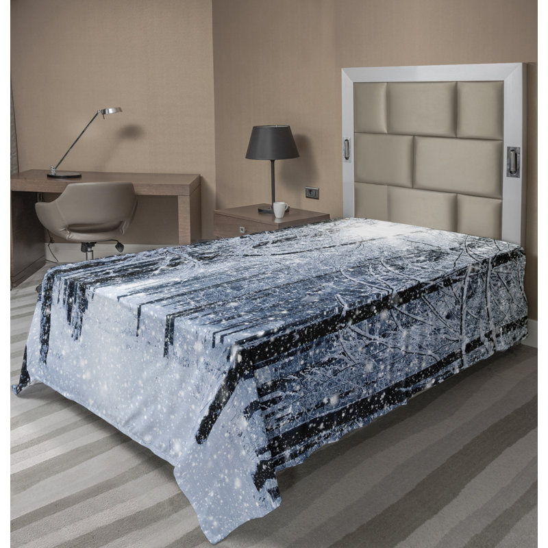 Microfiber No Pattern And Not Solid Color Flat Sheet, Twin XL