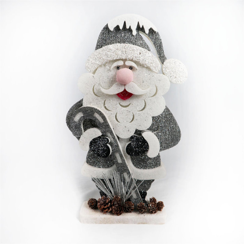 PVC No Holiday Shaped Ornament, 34 cm x 5cm x 18cm, White