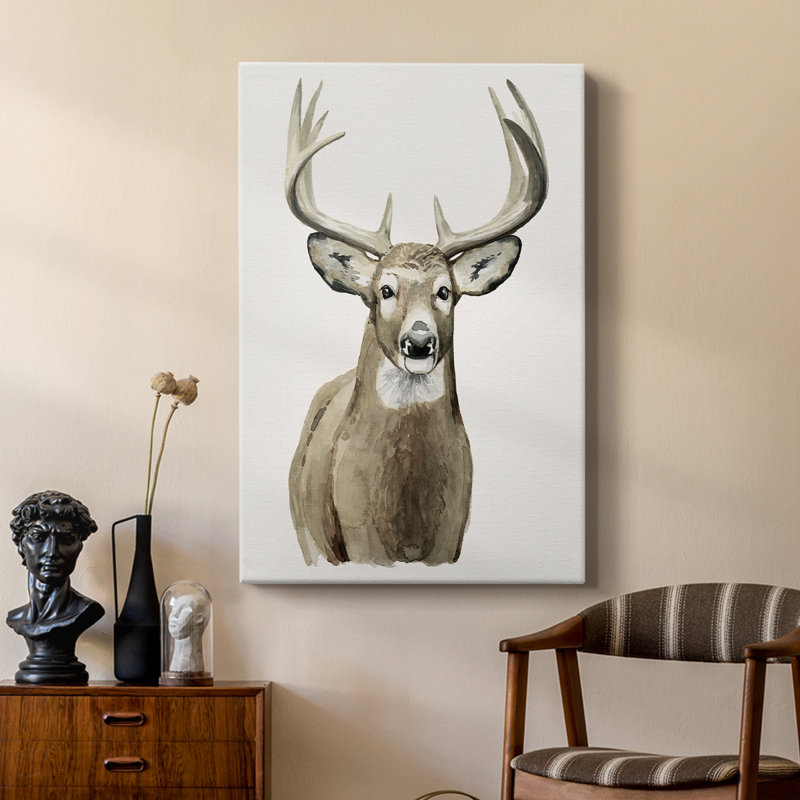 Handsome Whitetail II - galerie sur mesure, H 36 po x l 24 po