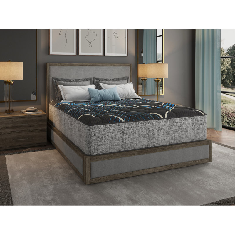 Très grand matelas 14 po avec absorption de chaleur à changement de phase et durabilité de la mousse, 800 ressorts ensachés individuellement, 360 pour une surface de sommeil stable, mousses rafraîchissantes à soulagement avancé, bord individuel ensaché